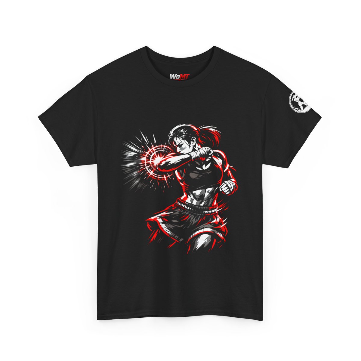 WoMT She Hits Different Tee — Front